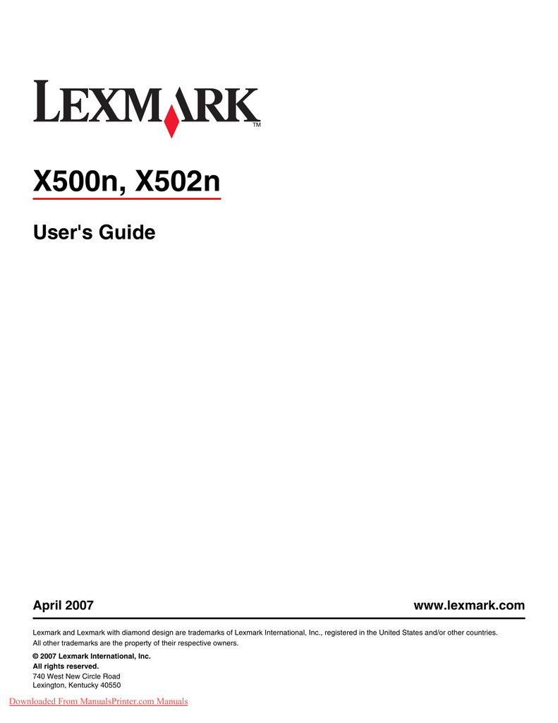 Lexmark 5500 6600 printer driver